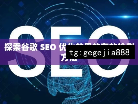 探索谷歌 SEO 优化效果的有效检测方法，探索谷歌SEO优化效果检测法