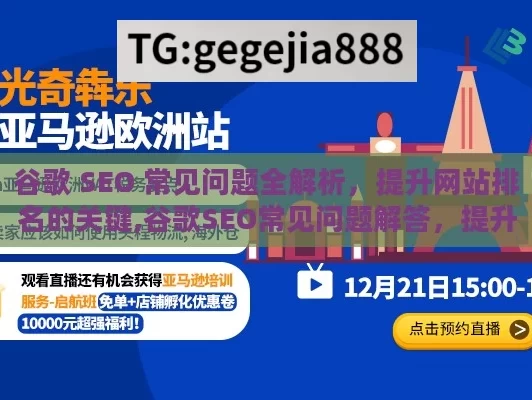 谷歌 SEO 常见问题全解析，提升网站排名的关键,谷歌SEO常见问题解答，提升排名的秘诀