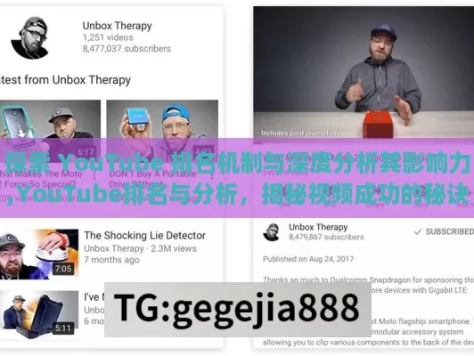 探索 YouTube 排名机制与深度分析其影响力,YouTube排名与分析，揭秘视频成功的秘诀