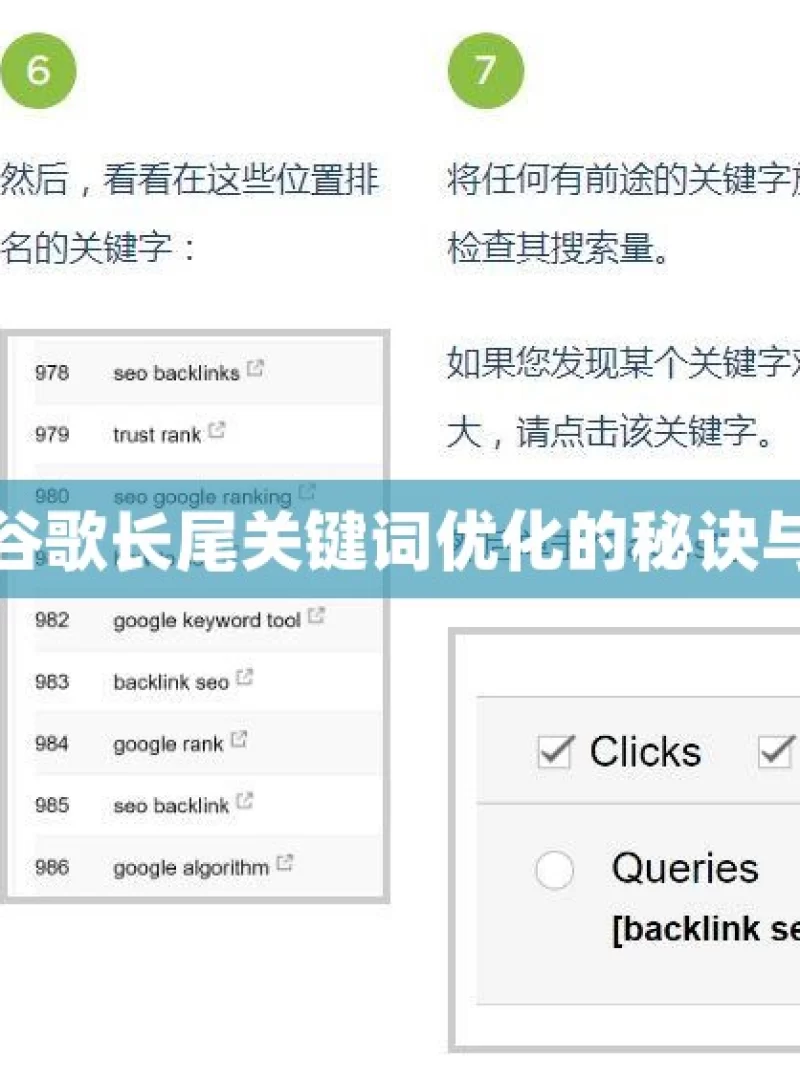 掌握谷歌长尾关键词优化的秘诀与策略