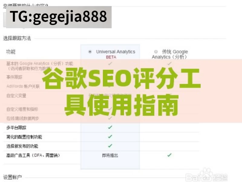 谷歌SEO评分工具使用指南