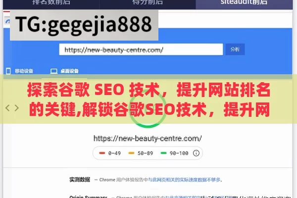 探索谷歌 SEO 技术，提升网站排名的关键,解锁谷歌SEO技术，提升网站排名的秘诀