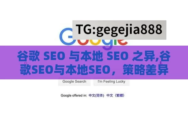 谷歌 SEO 与本地 SEO 之异,谷歌SEO与本地SEO，策略差异解析